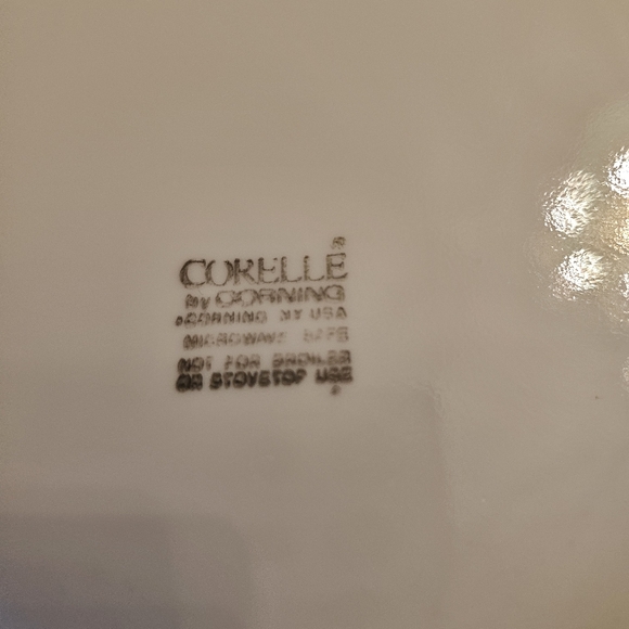 Corelle Corning INDIGO (4) Dinner Plates 10 1/4" & (4) Salad Plates 6 1/2" - Picture 10 of 12